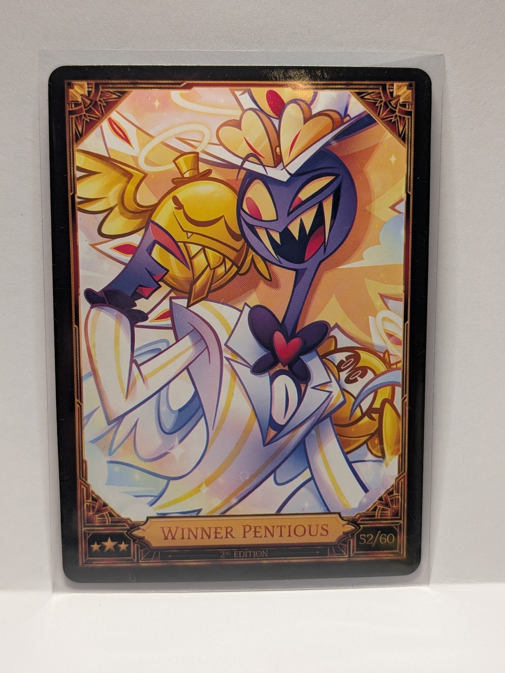 Hazbin Hotel 2nd Edition Trading Card Winner Pentious 52/60 NF Season 2